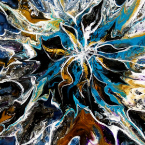 Galaxy 9 34x22 inches Print on canvas