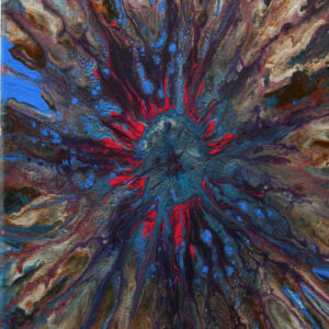 Space 34x22 inches Print on canvas