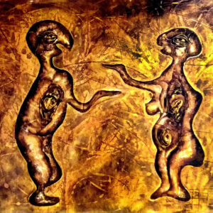 Asking Mixed med.on paper 16x22 inches