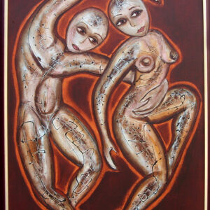 Balance 2 Mixed med. on canvas 36x24 inches