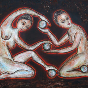 Balance 4 Mixed med. on canvas 36x48 inches