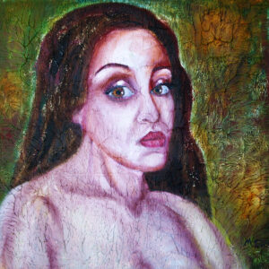 Deep Thoughts Mixed med. on canvas 30x30 inches