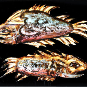 Dialogue 22x28 inches Mixed med. on paper.