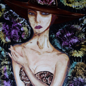 Flowers 2 Mixed med. on paper 28x22 inches