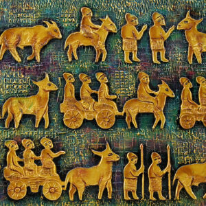 History Mixed med. on canvas 22x28 inches