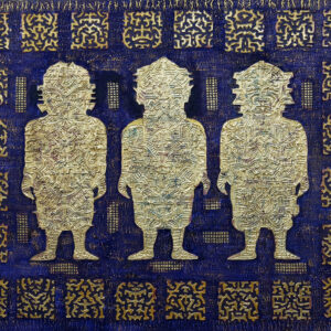 Past Present Future Mixed med. on canvas 48x60 inches