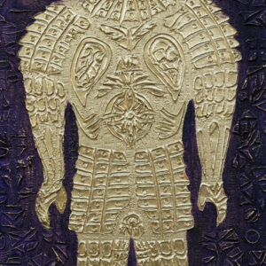 Protector 1 Mixed med. on canvas 30x15 inches