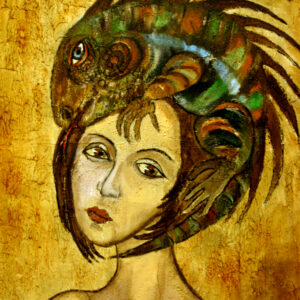 Situation Mixed med. on canvas 22x16 inches