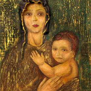 Two Mixed med.on canvas 24x18 inches