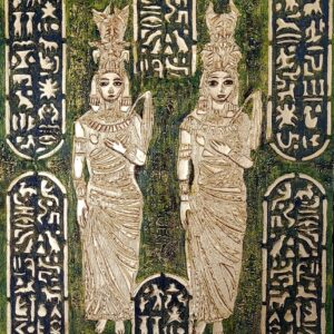 Old Civilization 8, Mixed med. On canvas 30"x24"