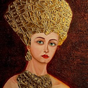 Portrait 1 Mixed med. on canvas 28x22 inches